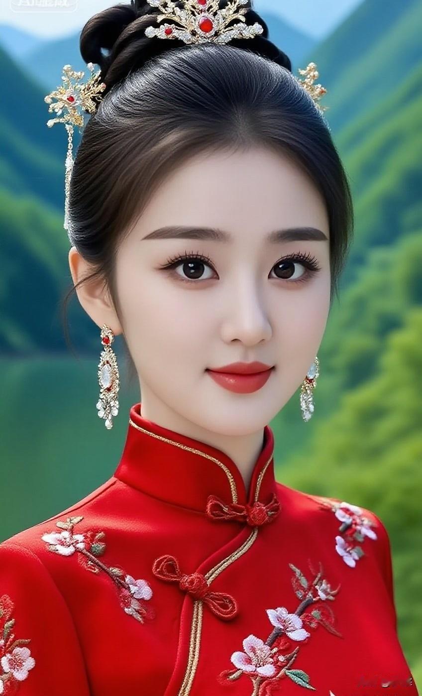 古典美人，红衣华裳，花枝招展，惊艳时光旗袍怎么样拍照有韵味哪种类型的美人是漂亮