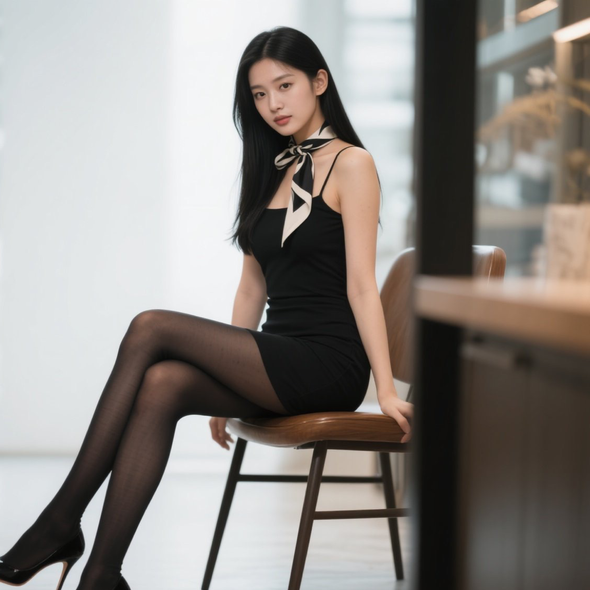 性感妖精在线营业黑丝下的完美身段