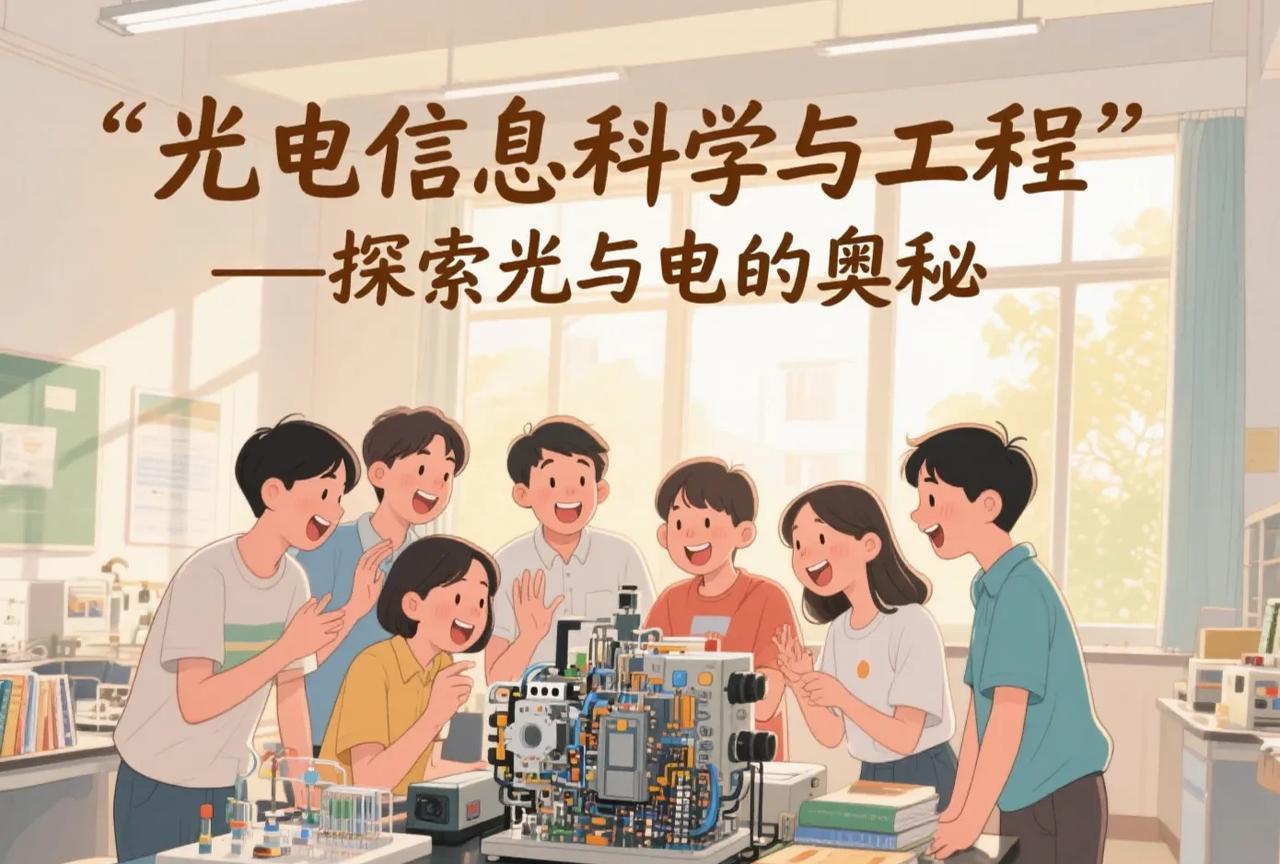 填志愿的时候，要是刷到“光电信息科学与工程”这个专业，是不是感觉一头雾水？听上去