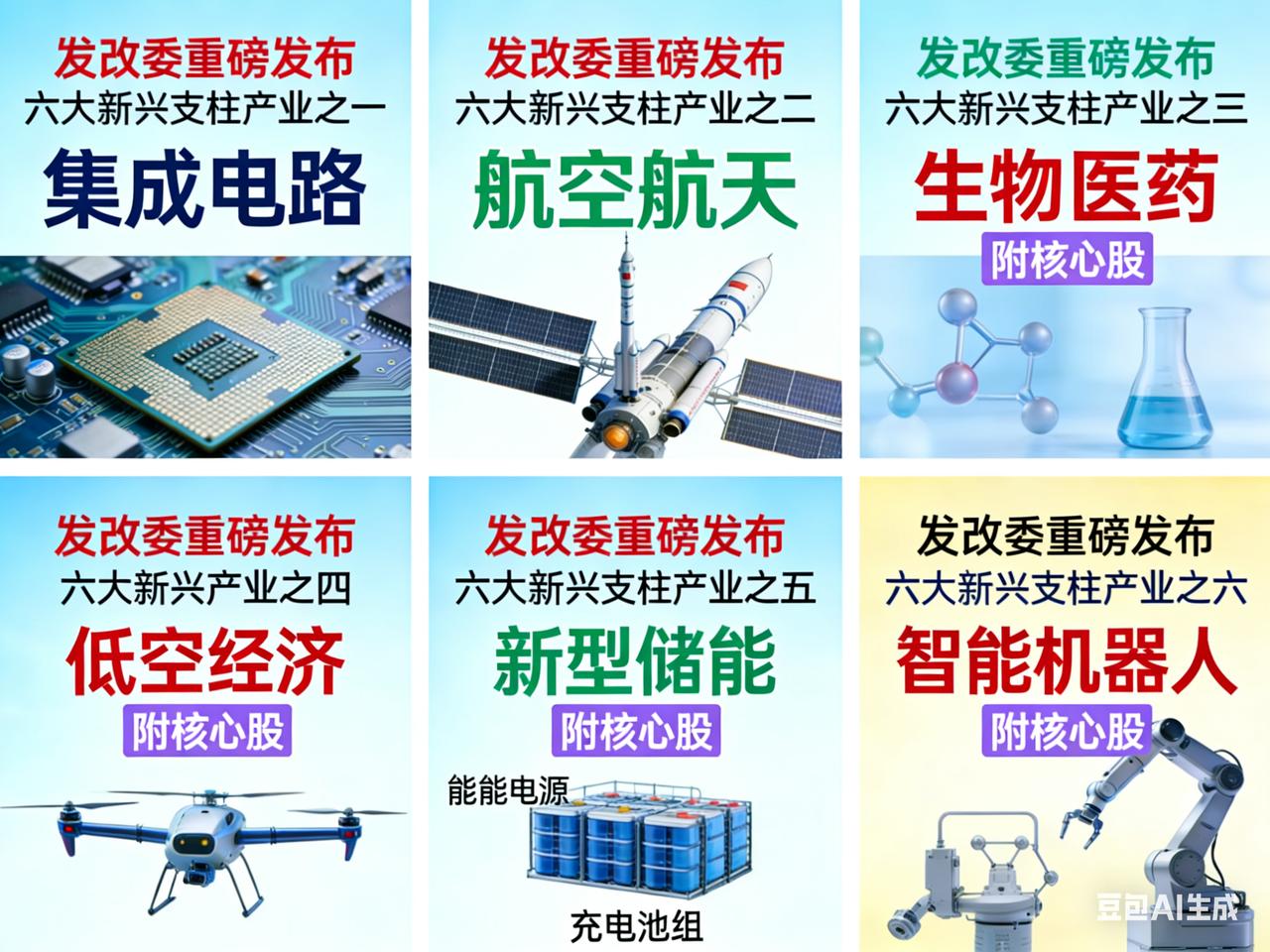 发改委重磅发布！六大新兴产业资助政策全系列完结！从产业方向、扶持重点到申报