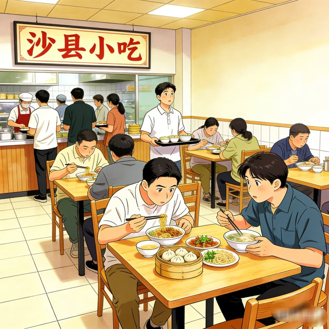 年轻人开始吃沙县减肥了附近的沙县小吃都倒闭了，之前看着也没什么人吃了，现在这么