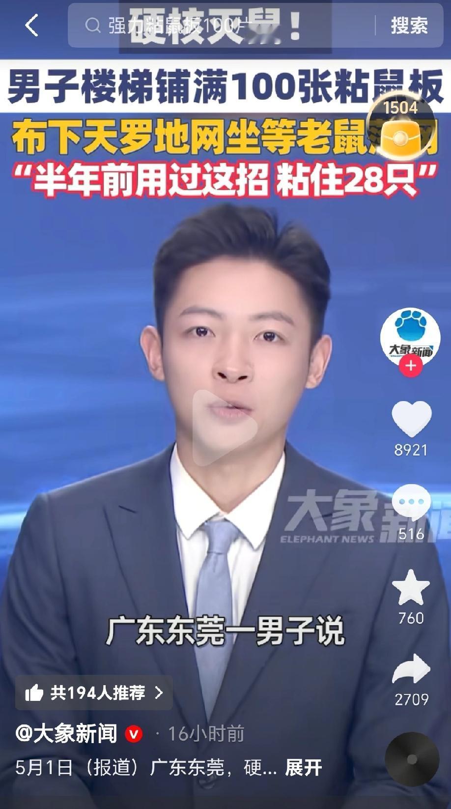 广东东莞一名男子，自家仓库遭了严重鼠灾，老鼠肆无忌惮在仓库乱窜，啃东西、翻垃圾、