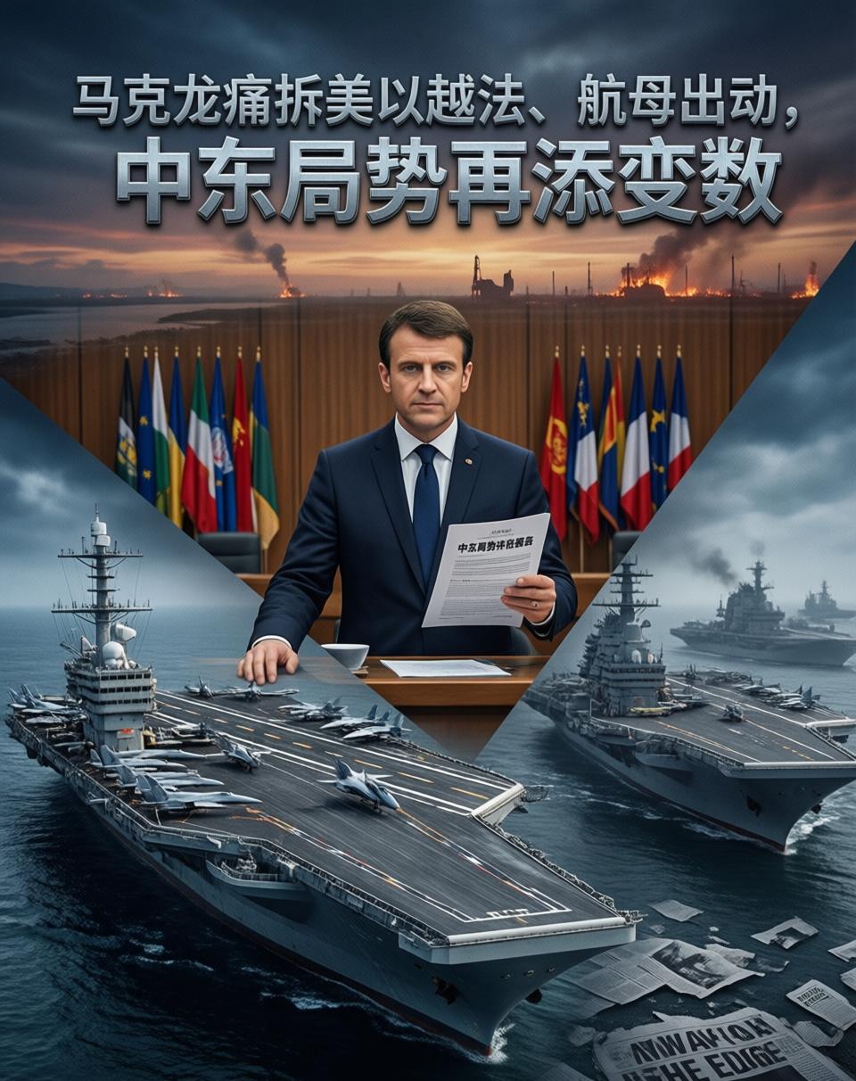 马克龙这回没再绕弯子。当地时间3月3号晚上，他直接在电视讲话里把话挑明了——