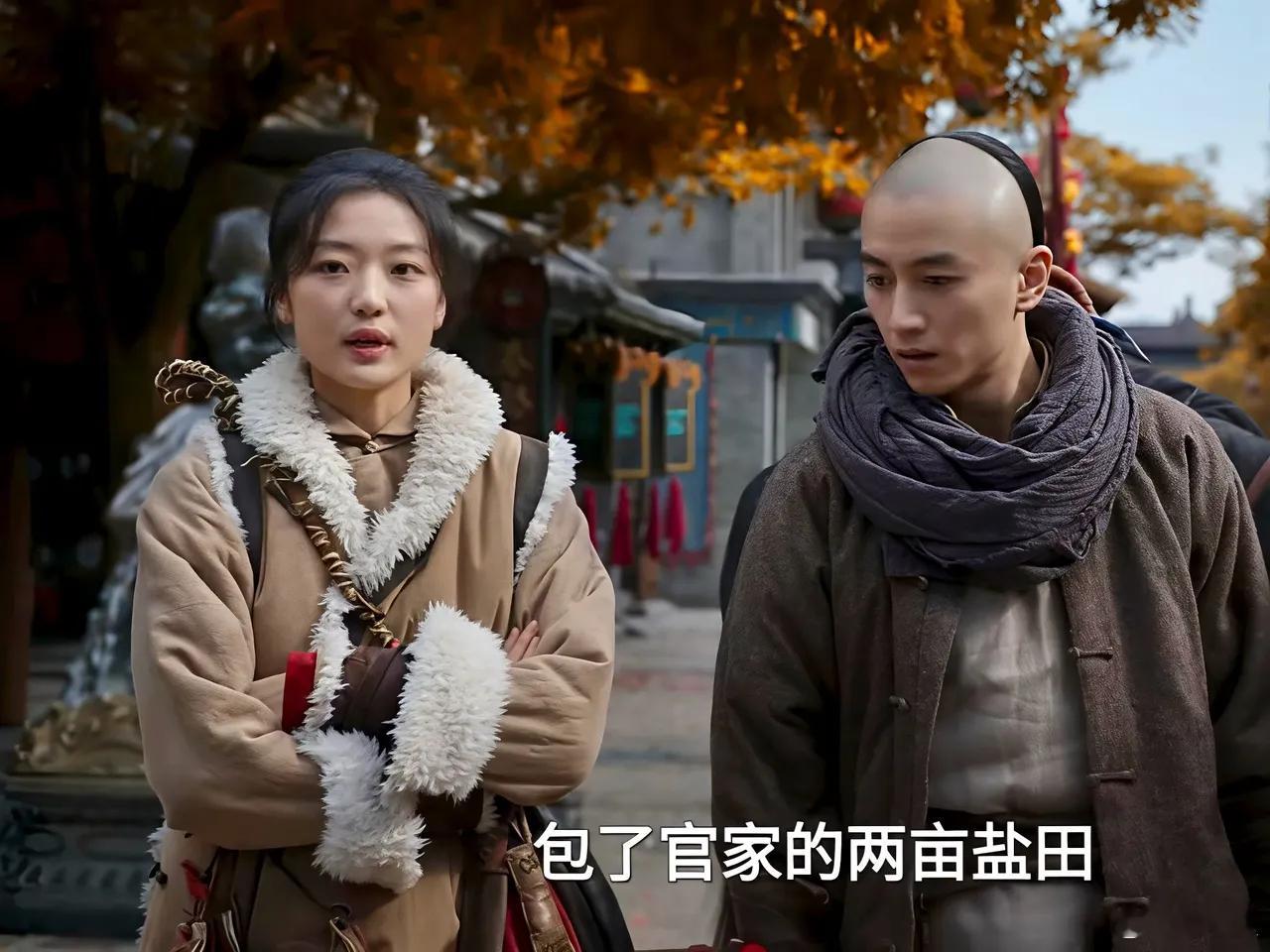 在大生意人里孙千站在陈晓旁边像穿越女！虽然很喜欢孙千在《风吹半夏》里的野猫，但她