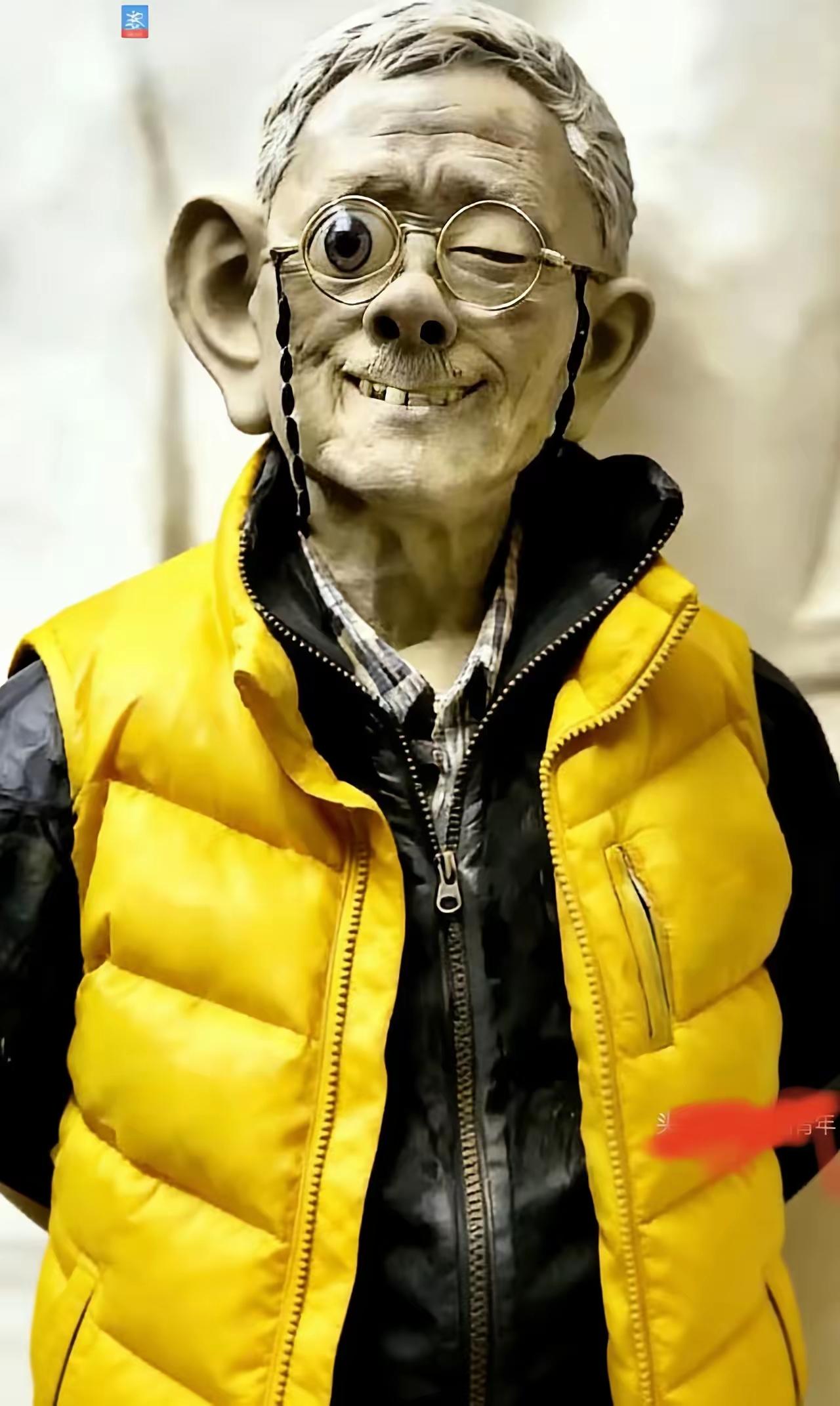 大快人心！网友魔改雕像反杀田世信，魔法打败魔法，这波现世报太解气谁能想到，