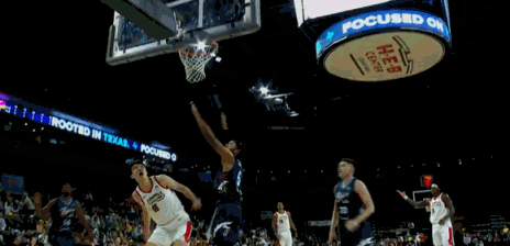 慢放再看！！杨瀚森强起！！