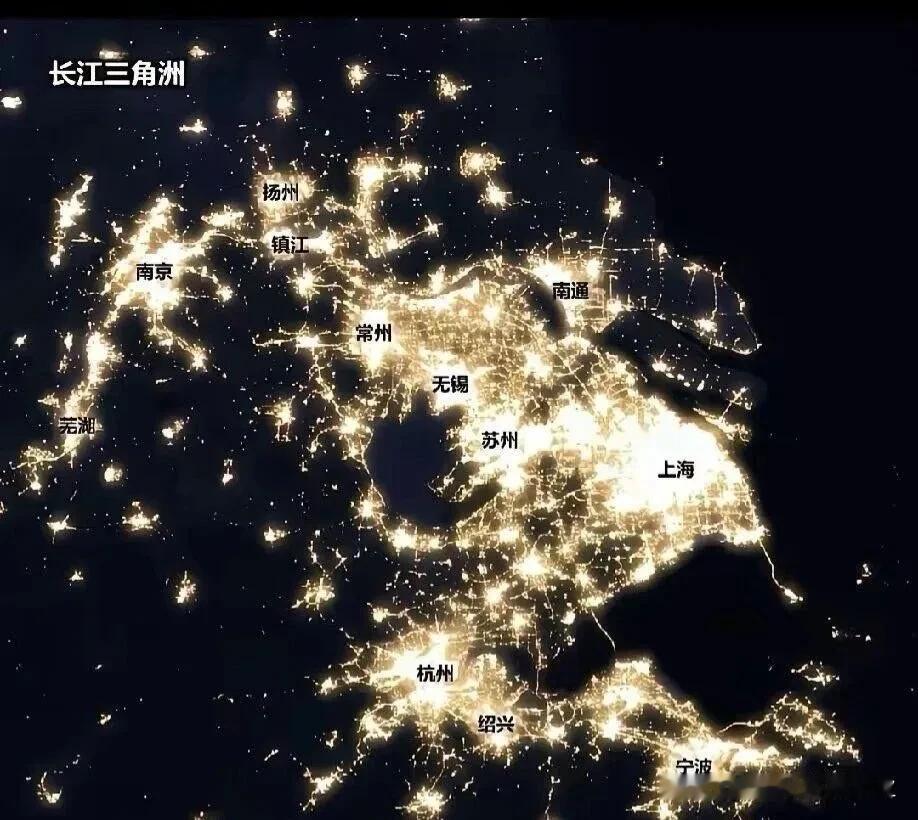 星落江南，灯火连绵。这就是长三角的人间烟火
