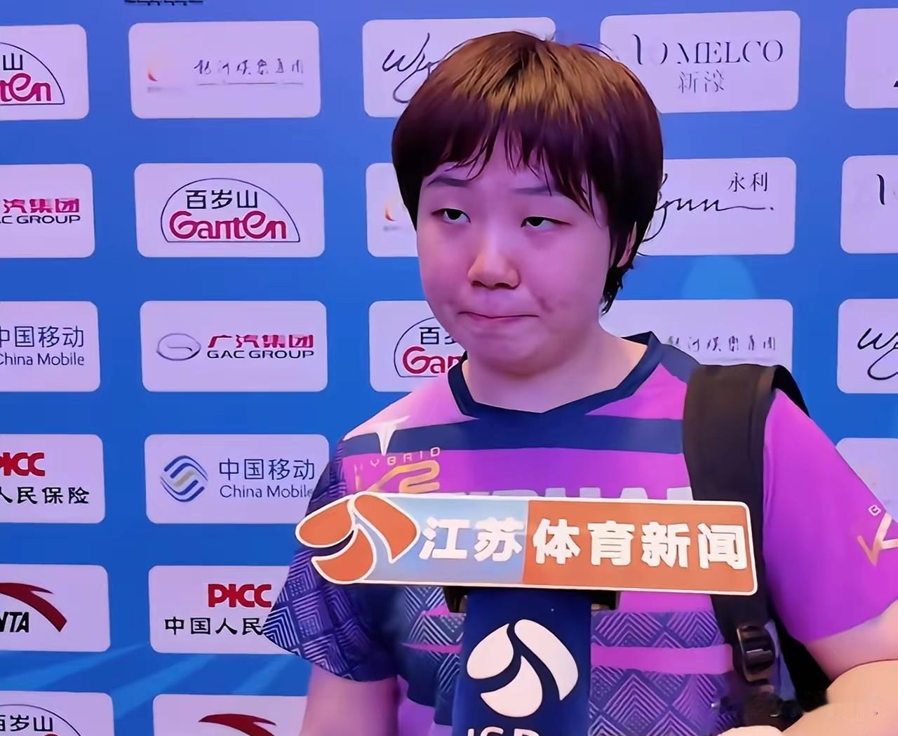 蒯曼输给陈梦后，有人说是因为陈梦遮挡和蒯曼教练不行！看大丫头自己怎么说？蒯