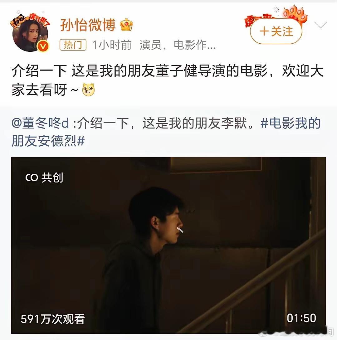 孙怡这个人，我真的看不懂了，明明都和董子健离婚了，结果董子健新电影上映，她居然来