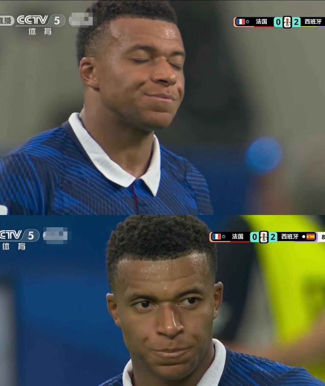 明眼人都看得出来，就连姆巴佩心里也清楚，他难过的不是输给了西班牙，而是他失去