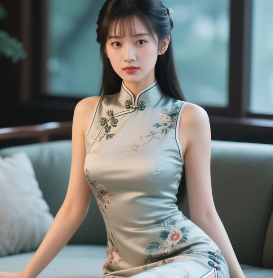 她穿上旗袍的样子，让世界重新认识东方美