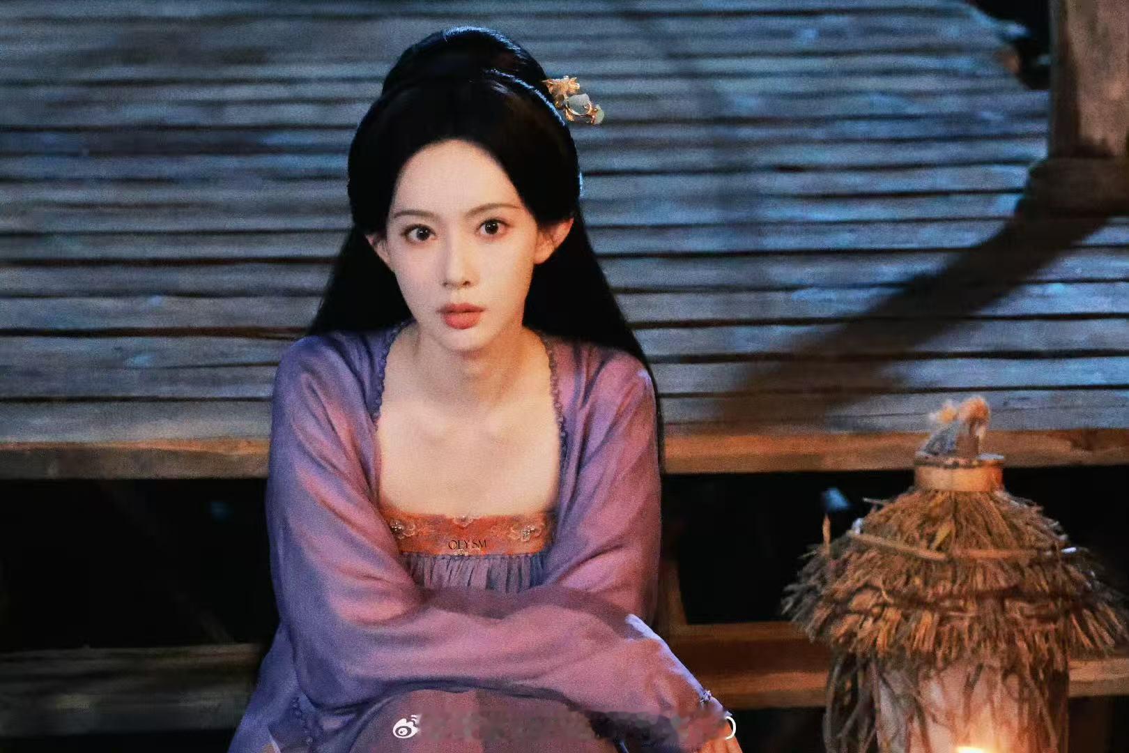 孟子义尚公主暮晚摇紫衣路透​​​这个紫衣暮晚摇美的好超过～紫色太有韵味了！​