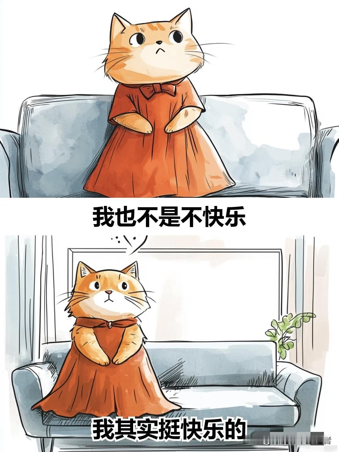 治愈漫画I首先你要快乐，其次都是其次暖心治愈漫画治愈系图漫画日常治愈漫画