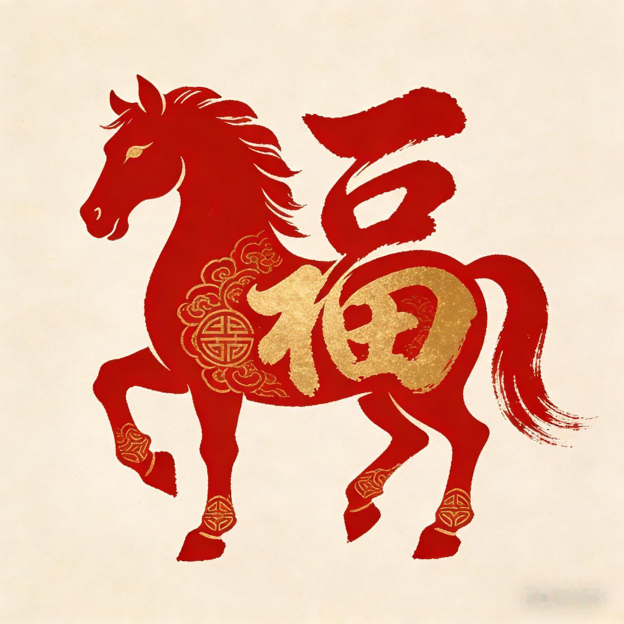 马年祝福语原版：马年气势恢宏，万马奔腾马年自由潇洒，任我驰骋马年事事如