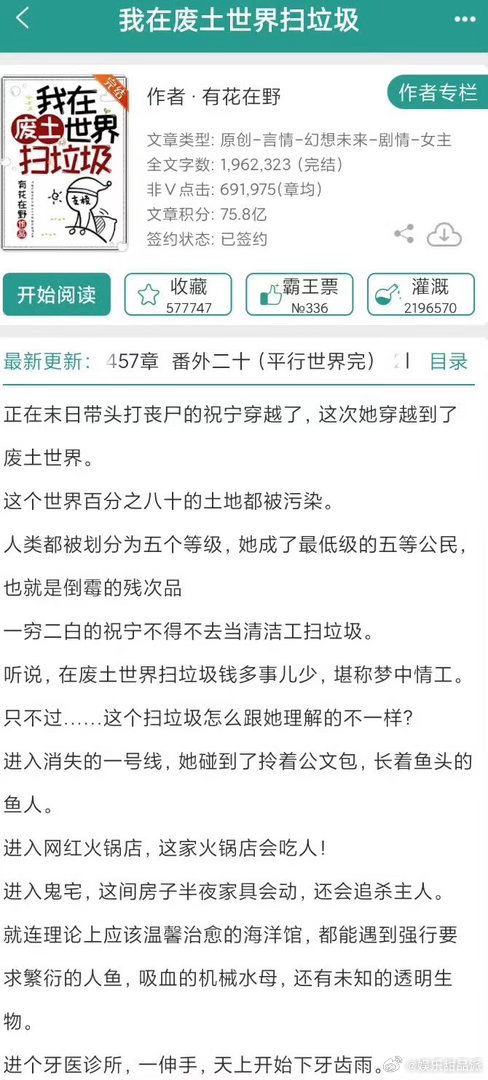 我在废土世界扫垃圾正式官宣之前B站国创大会已官宣动画版由神漫文化制作，是国内首