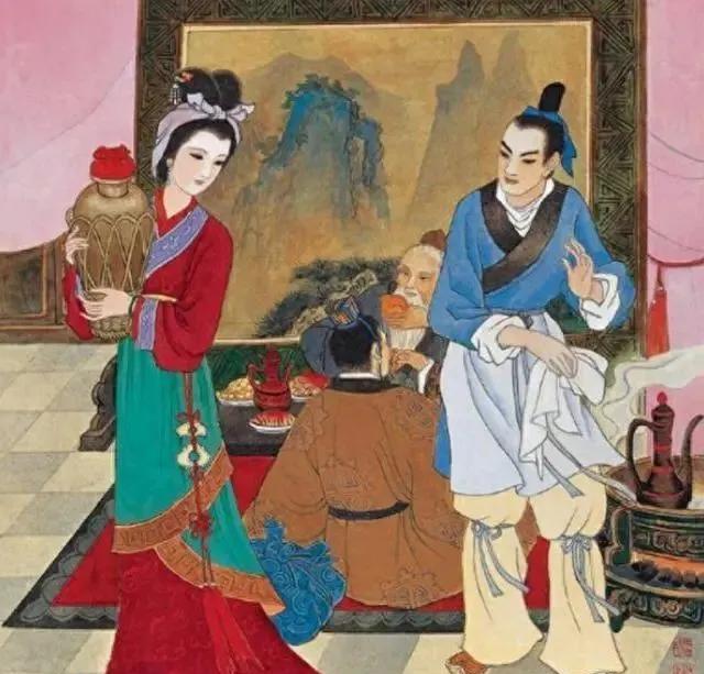司马相如受到汉武帝重用后，嫌弃卓文君人老珠黄，想要纳年轻美妾，便在信中写道：“一