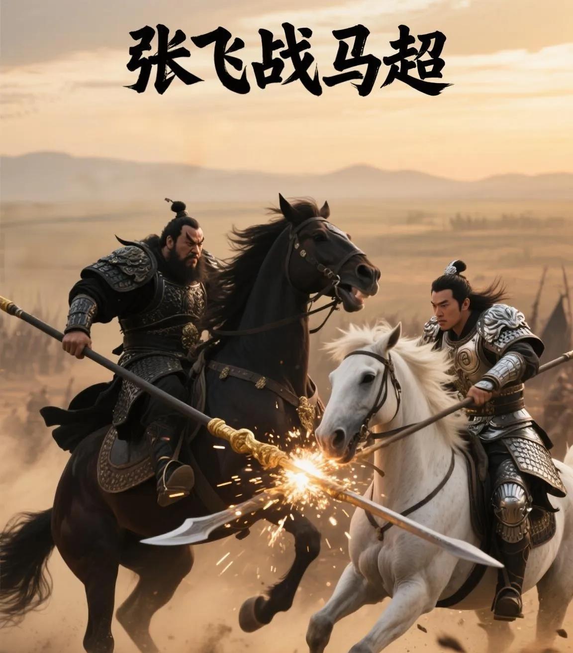张飞和马超，交手300回合不分胜负，那么他们谁更厉害呢？“张飞和马超葭萌关挑灯