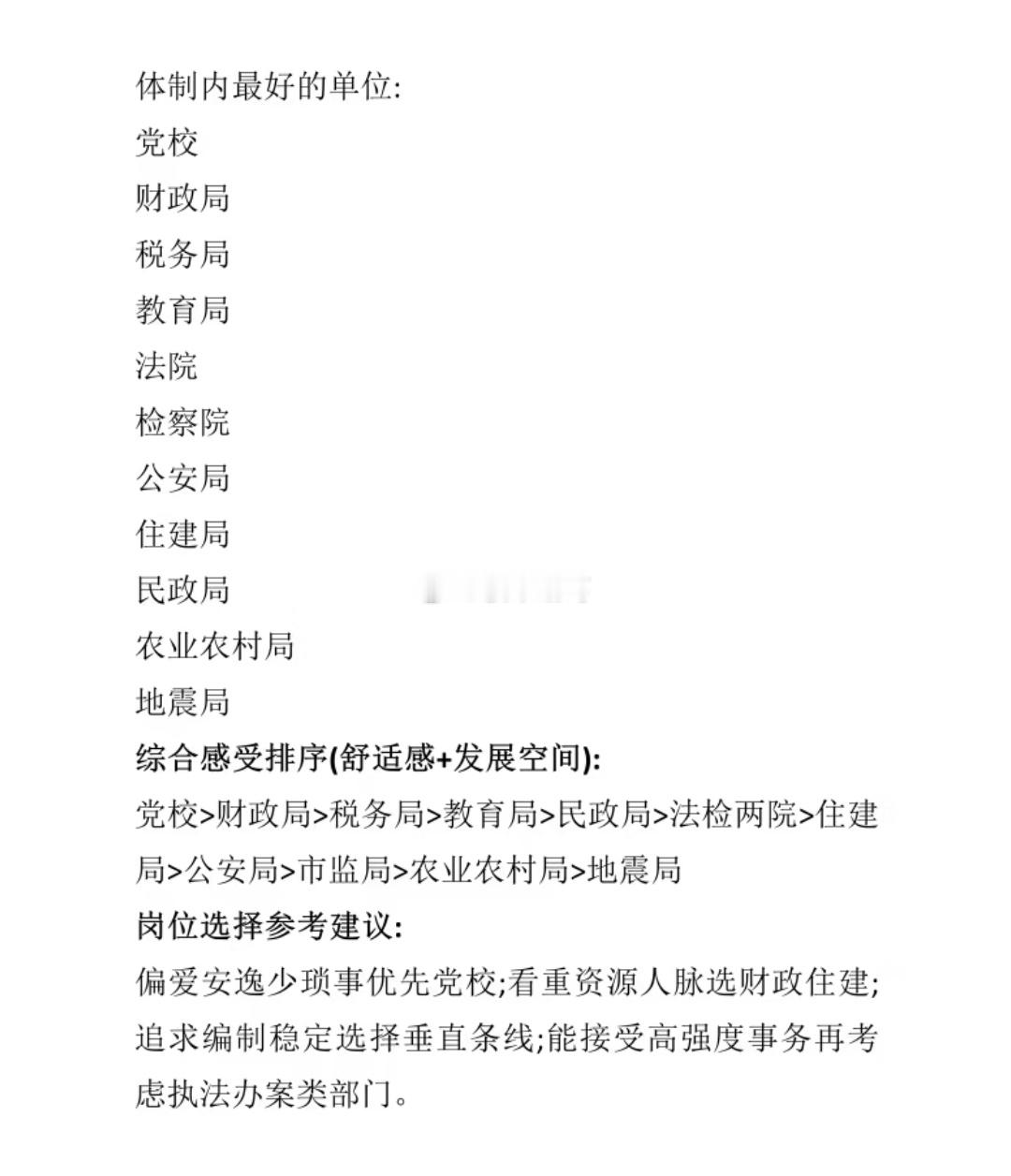 体制内最好的单位[并不简单]​​​