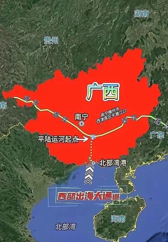 平陆运河砸了727亿，很多人盯着南宁和钦州，觉得这两个地方捡了便宜，其实真正被改