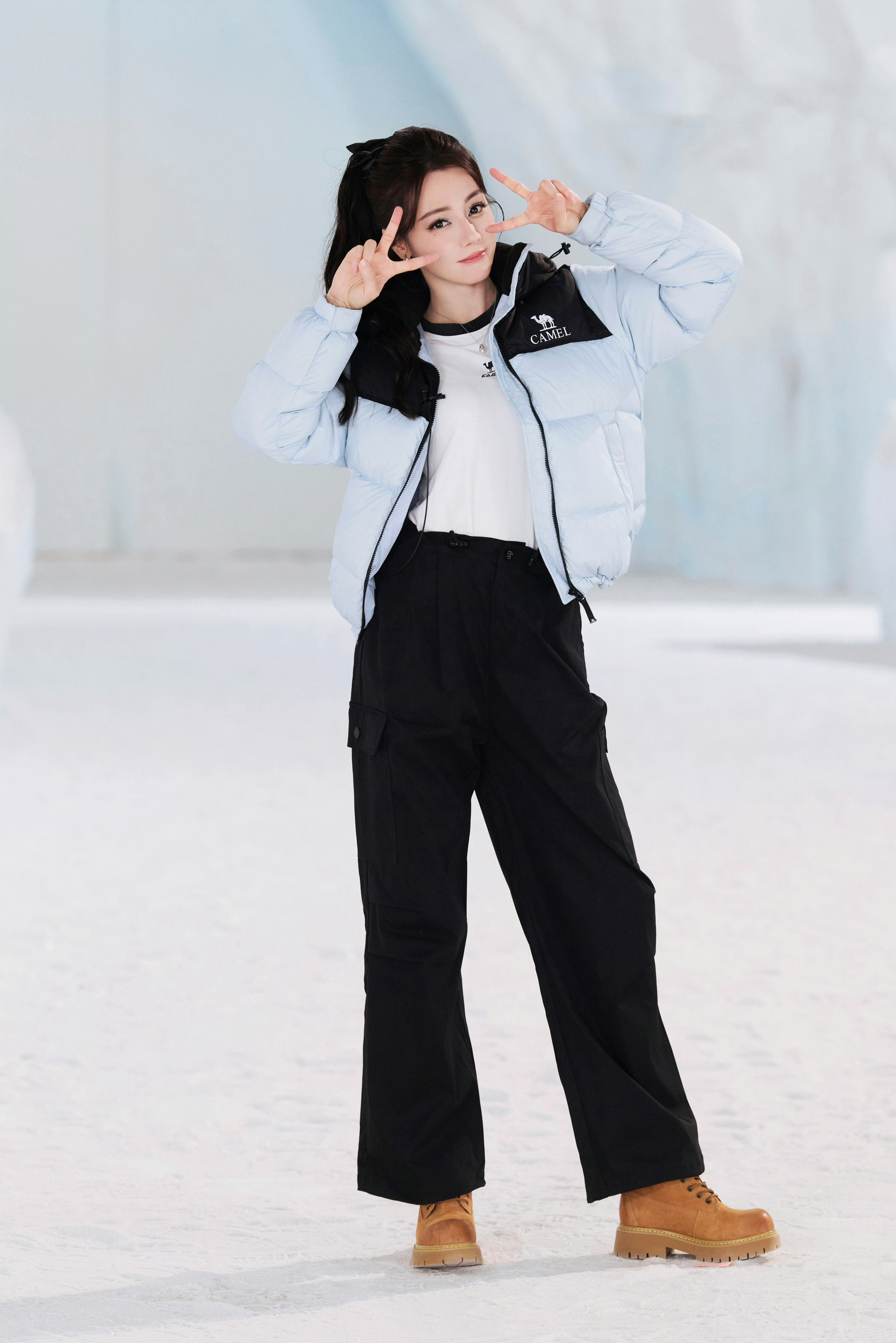 美酷热巴💙💙💙冰湖极光妆✨化妆：金鹤龙🧏‍♂️迪丽热巴迪丽热巴她