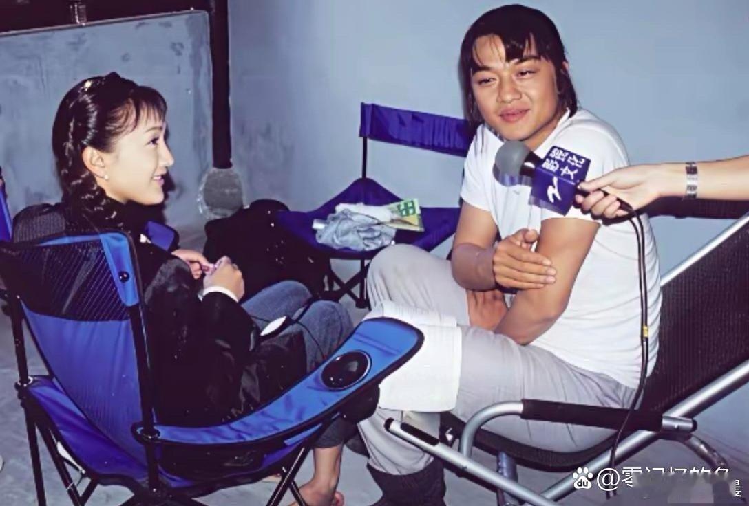 当年李亚鹏和周迅拍《射雕》的时光