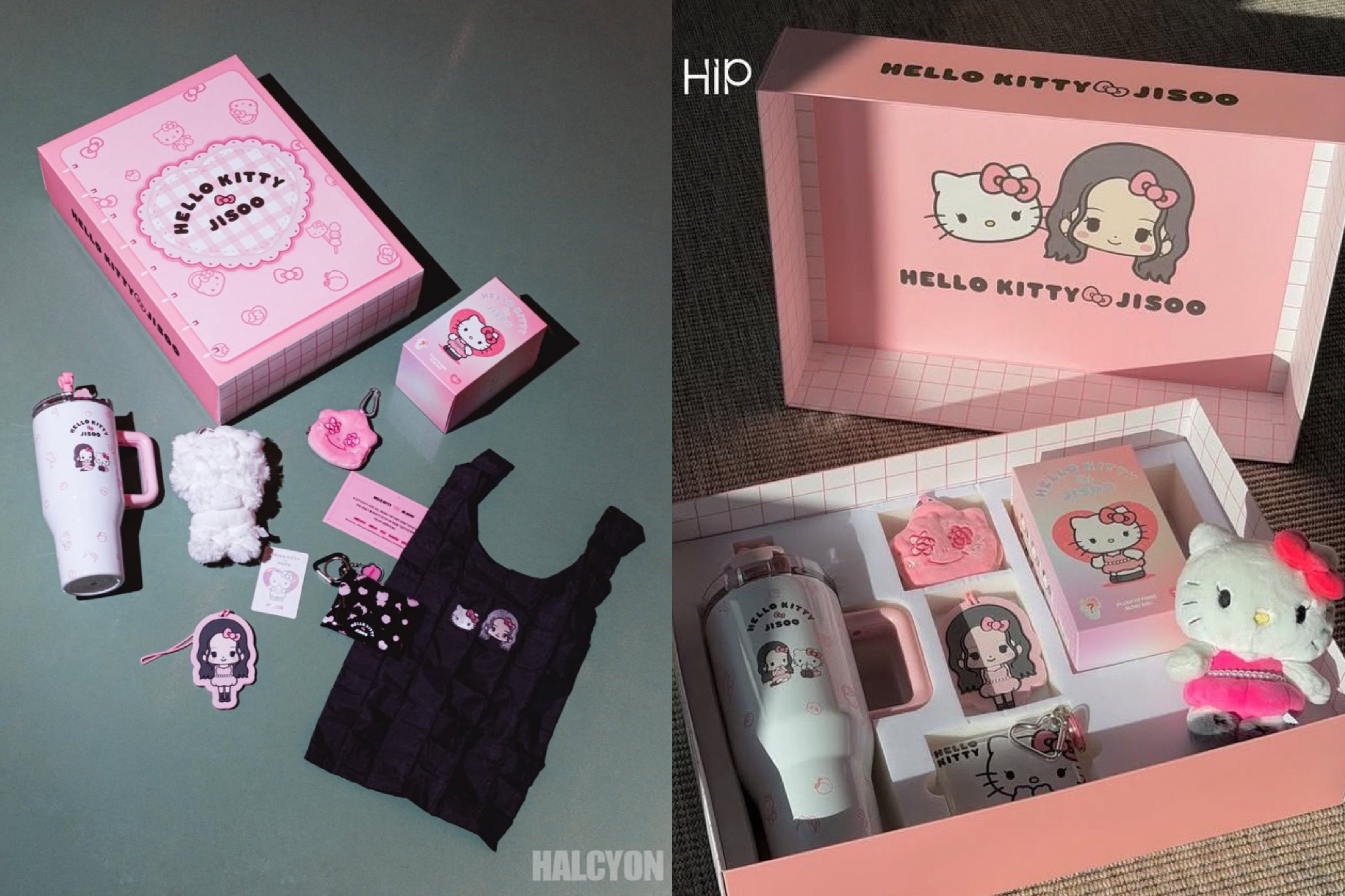秀秀这次JISOOxHELLOKITTY联名，这娃娃和钥匙扣做的真挺好看耶