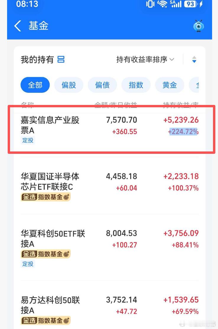 我曾经有100万的某信息产业基金~去年盈利50%的时候止盈了~私域里面有朋友没有