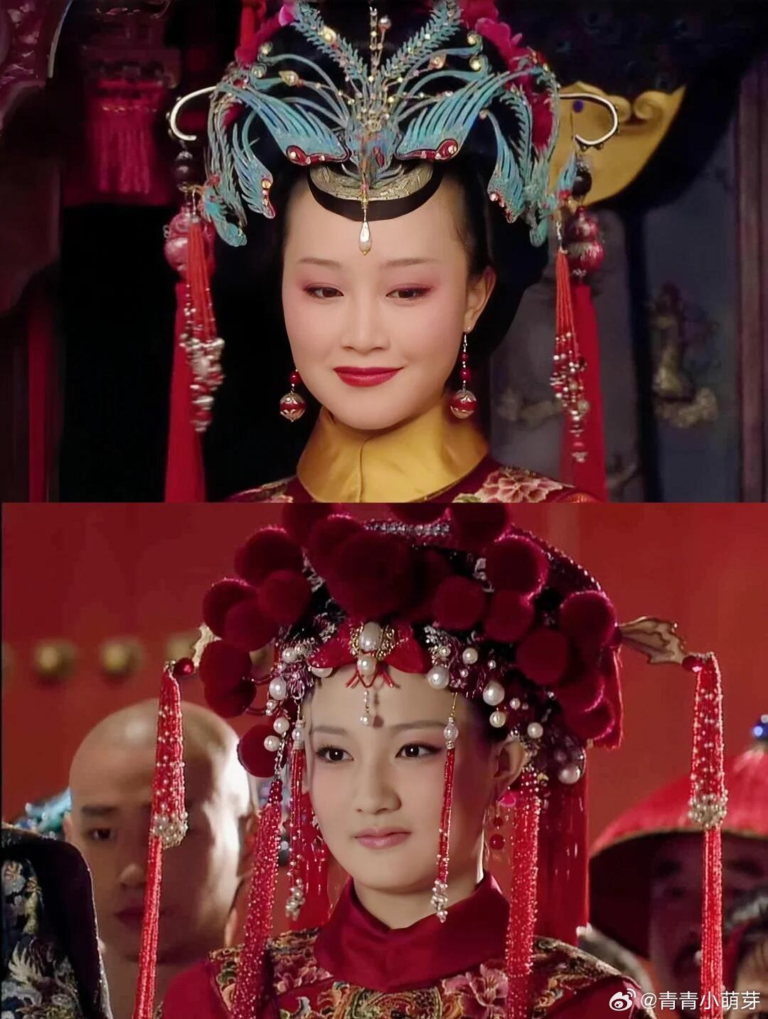 甄嬛传：浣碧满头珠翠，玉娆却只戴绒花，背后大有深意甄嬛传里，浣碧和玉娆大婚，场面
