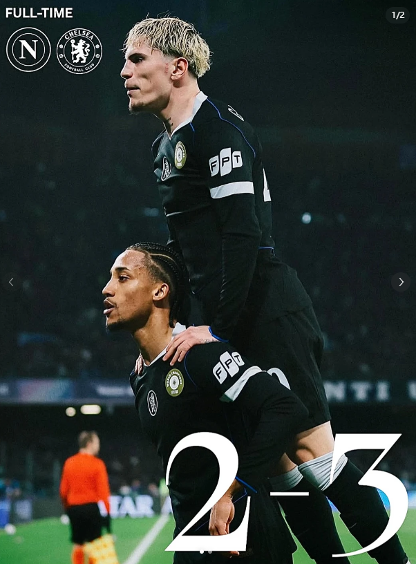 欧冠联赛：那不勒斯2-3切尔西！赛后点评：在这场强强对话中，若昂•佩德罗天神