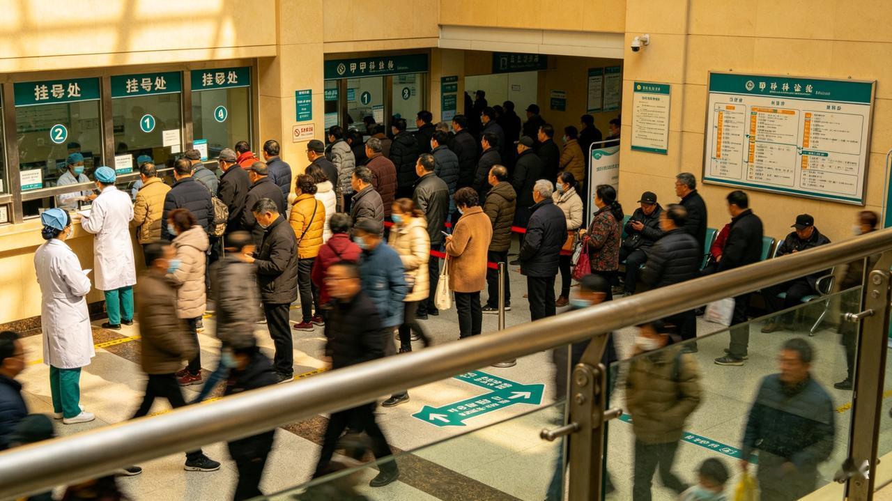 有人说超市人最多，我是真不信。要我说，人流最密的地方，还得是三甲医院。我前几天