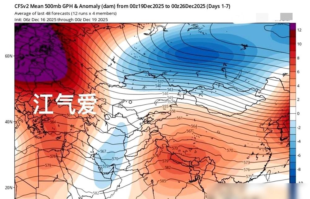 刚刷了下中长期预报，好家伙，我直接一个好家伙。你们看到没，半个月后西伯利亚上