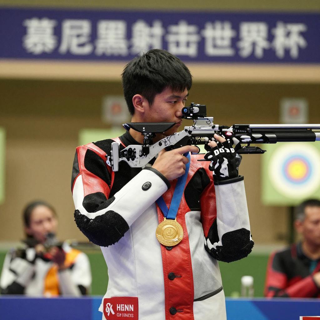 一枪定音！00后小将张常鸿慕尼黑射落金牌，这才是中国少年的模样北京时间5月2