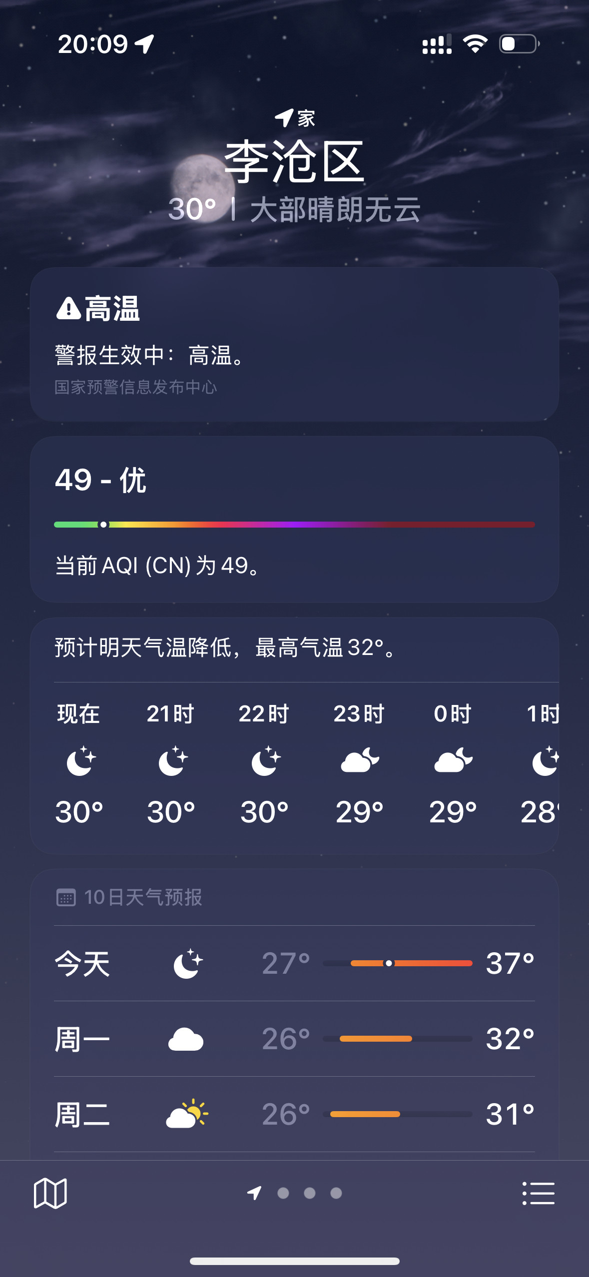 今天青岛日间高温37度，哪怕到了晚上体感温度也有32度，不明白青岛大学的财政很紧