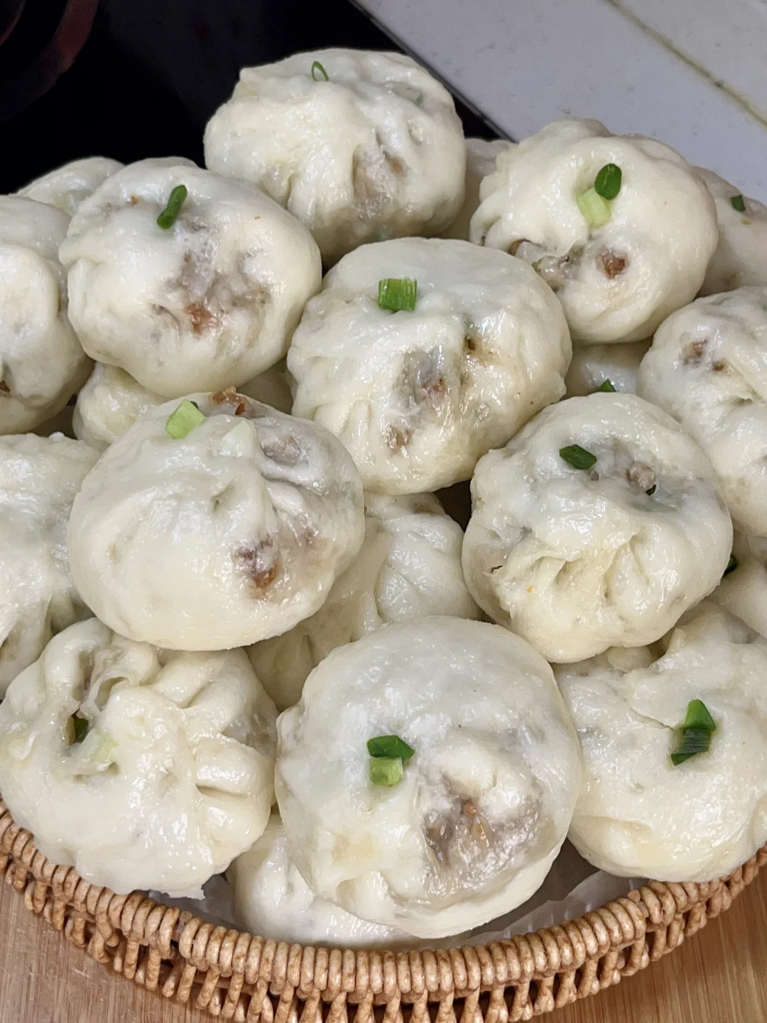 我儿子最爱的包子！！！