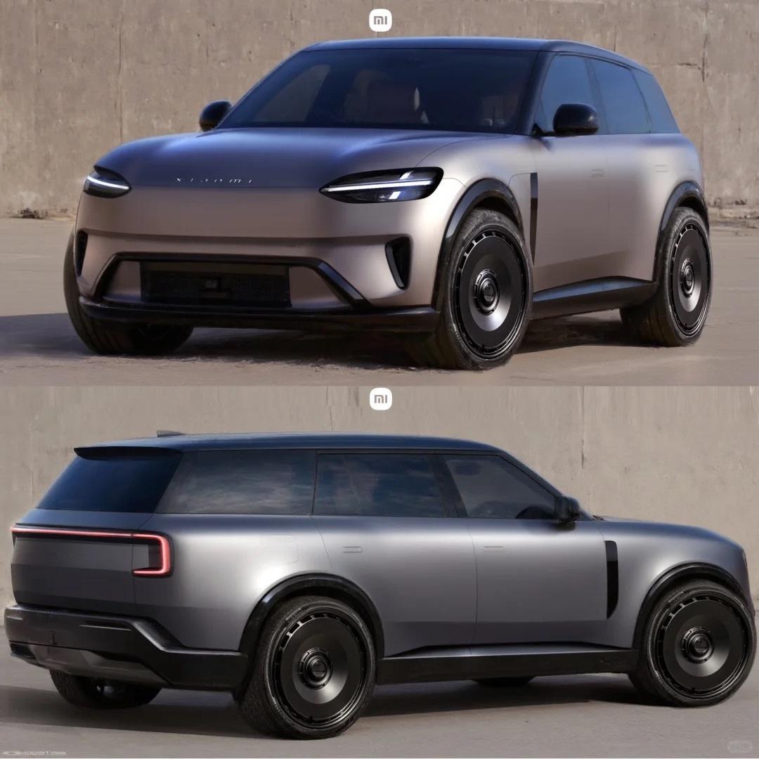 小米YU9假想图作为小米旗下首台全尺寸大型SUV，从谍照可以看出车身体量巨大，
