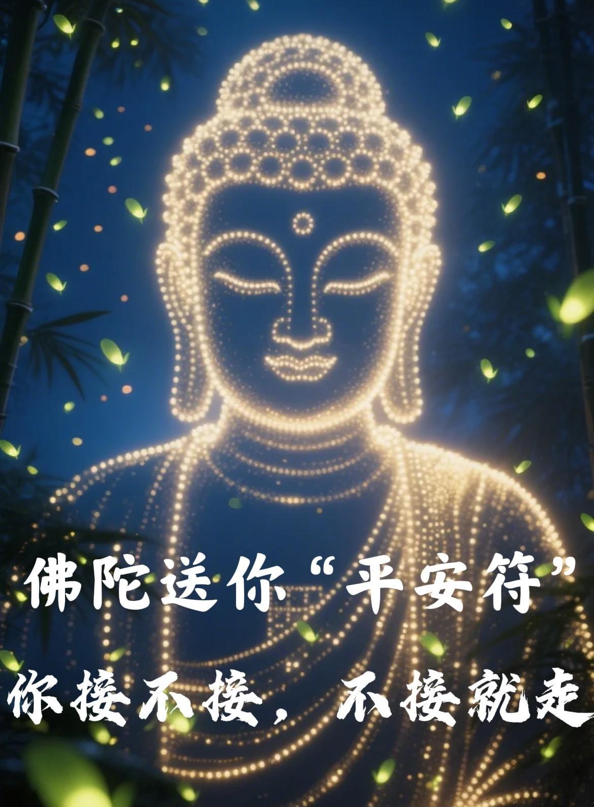 佛陀慈悲，悄然将“平安符”置于你掌心。刷到的有缘人，不妨在评论区留下一句“感