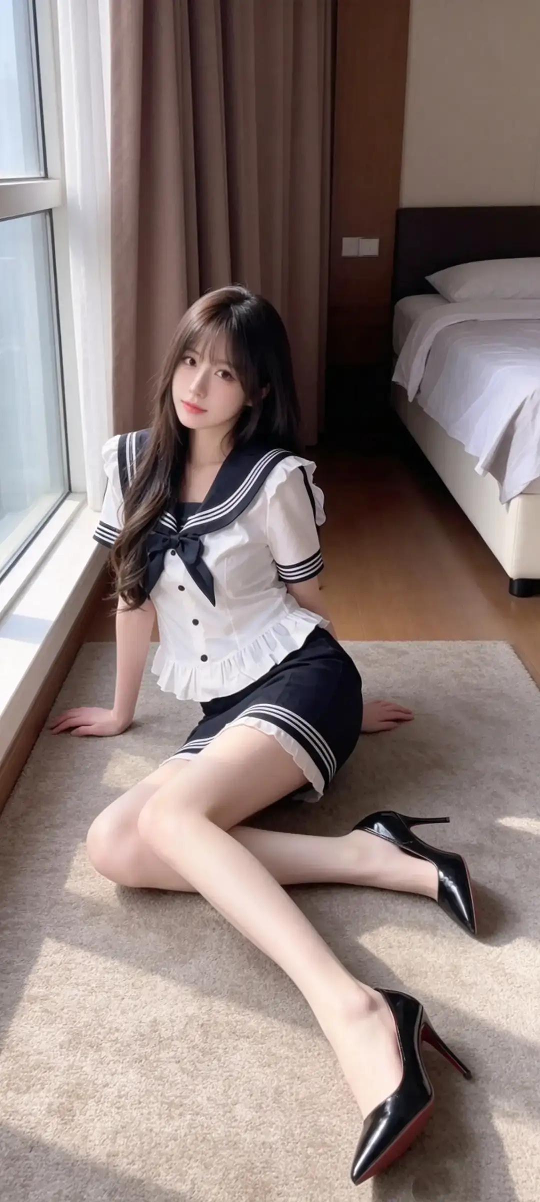 谁懂啊！这套海军风套装，甜妹真的可以闭眼冲✨今天在家收拾衣柜，翻出了这套压