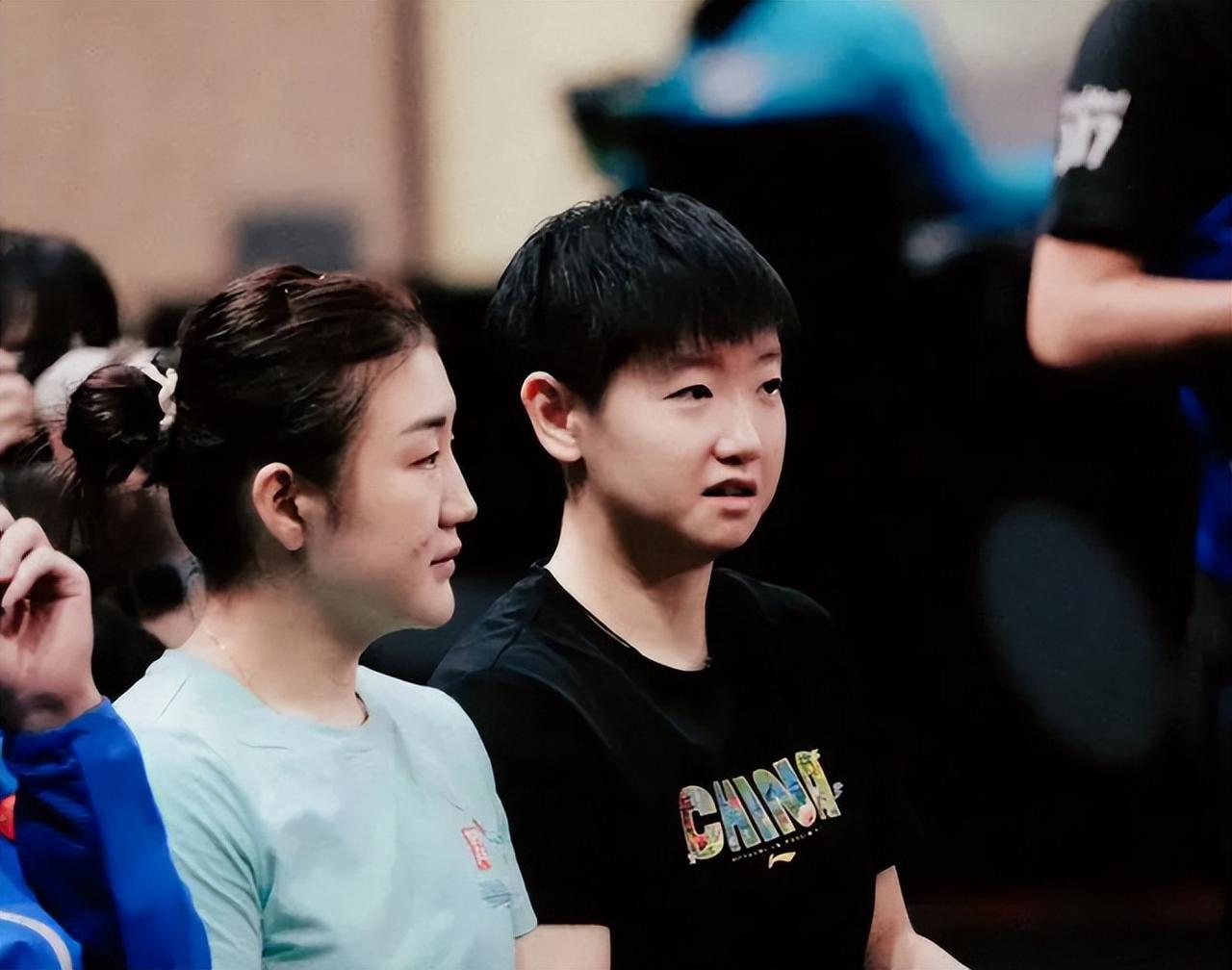 【全运会结束，莎莎也不露面也不发动态了】王曼昱拿走了单打冠军，陈梦拿走了团赛冠军