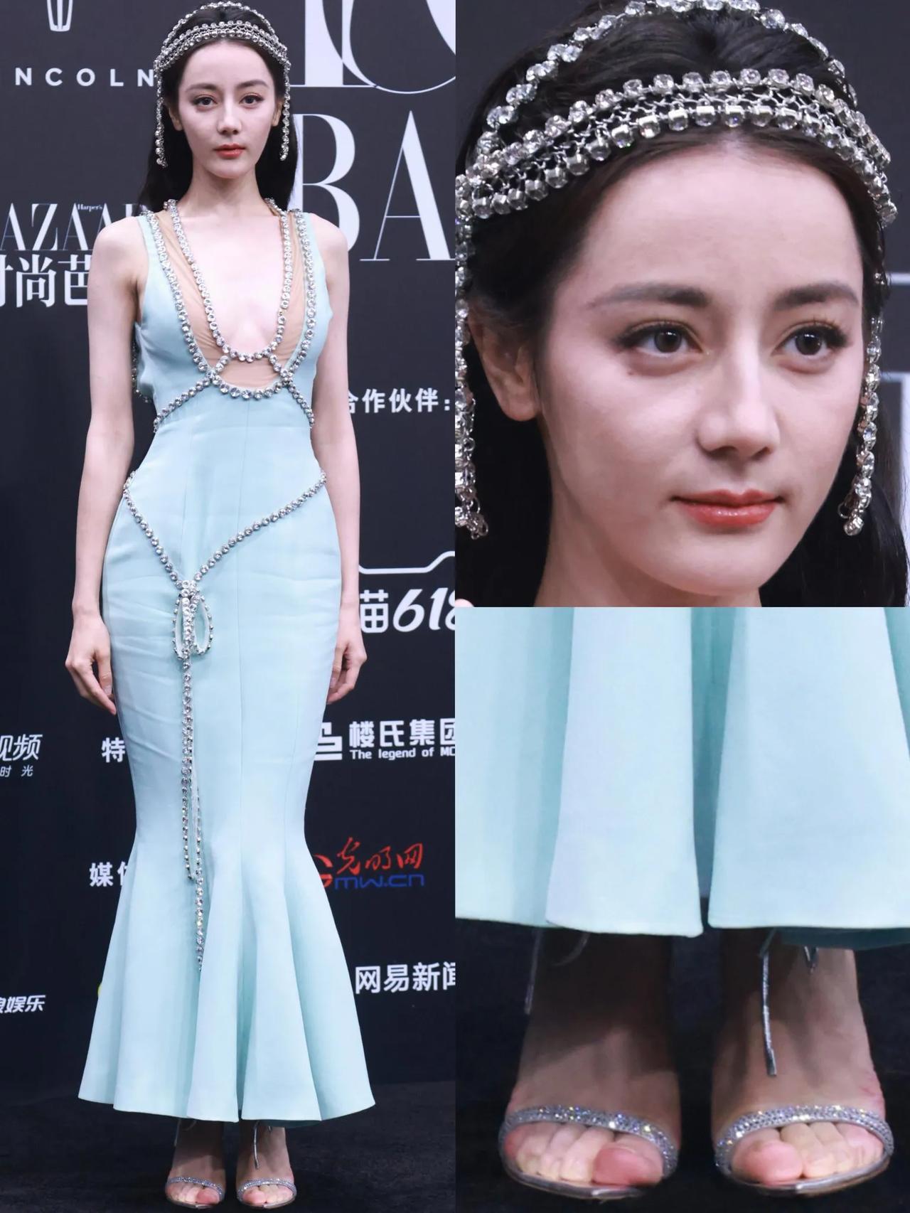 热巴是真的顶这话放生图里才更有分量现在多少明星靠精修撑场面她倒好，连路人