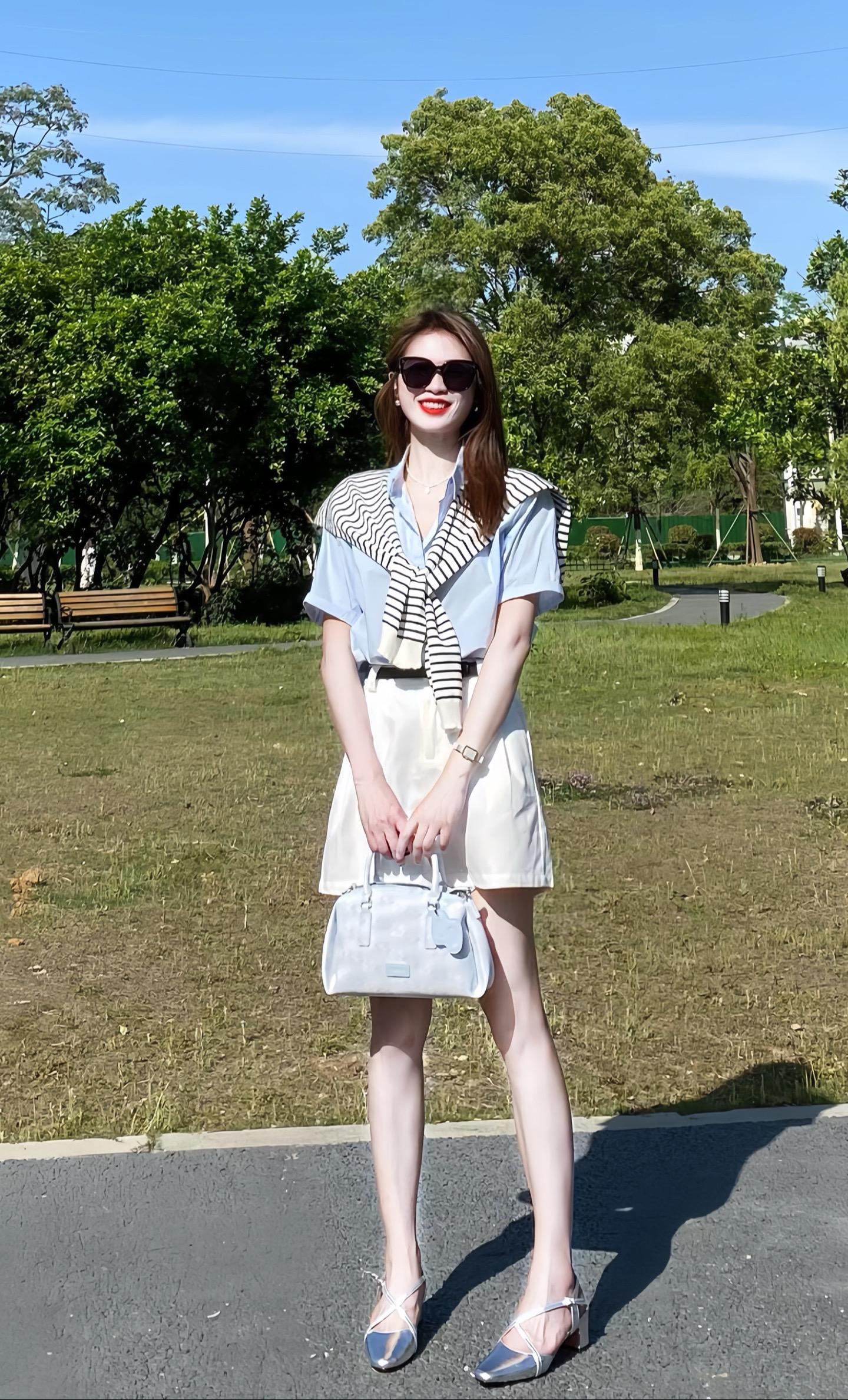 韩系穿搭 通勤搭配 减龄显瘦 夏天穿什么 我的夏日清凉感ootd