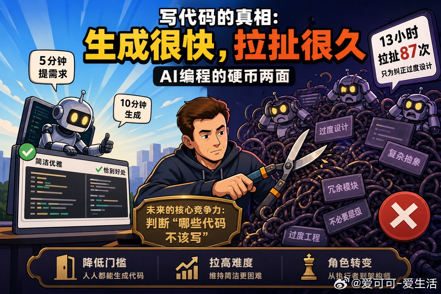 【AI时代的程序员：从码农变成“过度设计”纠偏员】用Claude写代码的真实现状