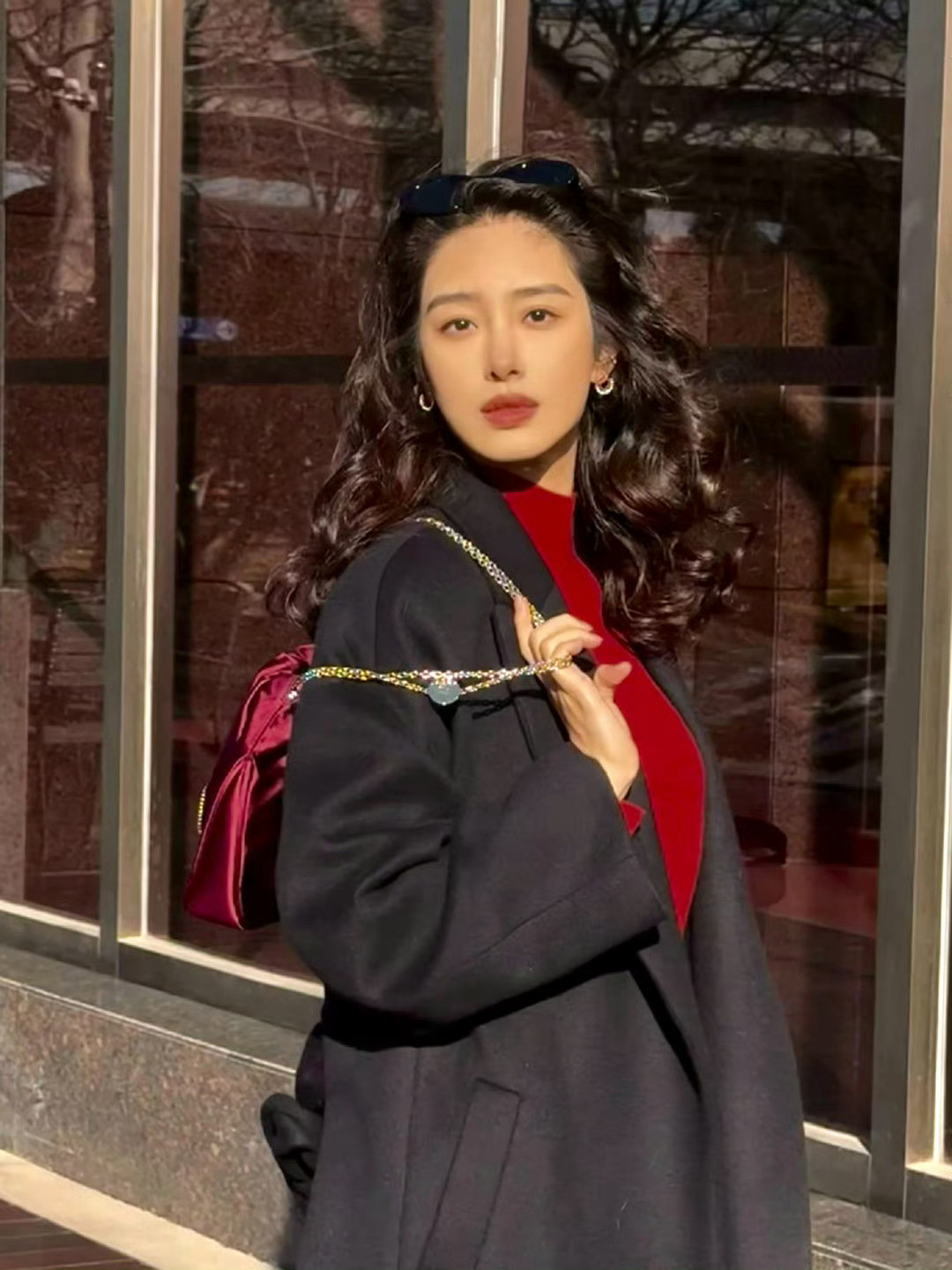 杨采钰这就是传说中的神颜+绸缎般的头发吗！！