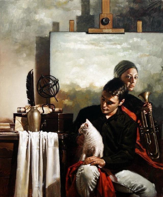 阿根廷艺术家迭戈·蒂亚尔（DiegoDayer）的油画世界，无疑是一个充满独特