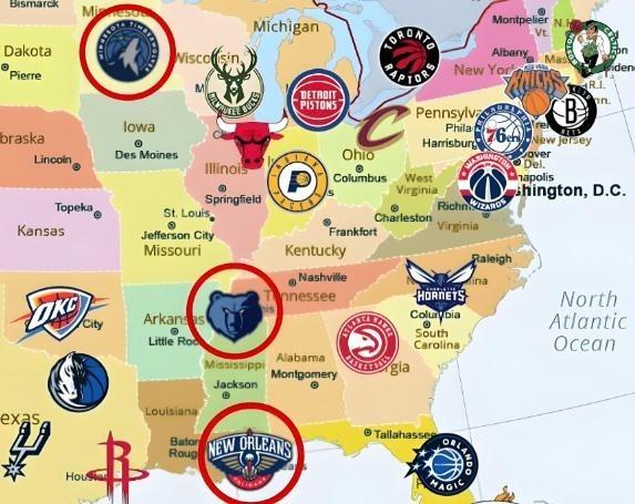 假如NBA扩军，为了平衡东西部球队数量，森林狼大概率要成为东部球队。NBA现有