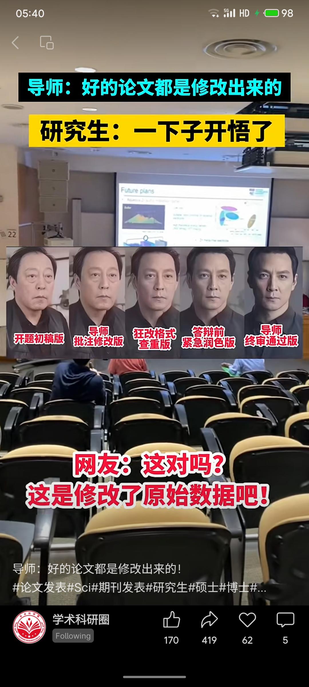 导师喊“好论文靠改”，研究生论文迭代中脸从憨厚变精致，网友懵了：“论文改格式还是