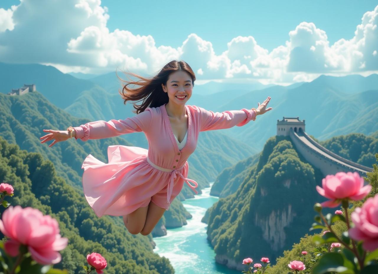 在那遥远的山河错落之间，我曾迷失在繁华与喧嚣的迷雾中，直到遇见了你。你如一缕春风