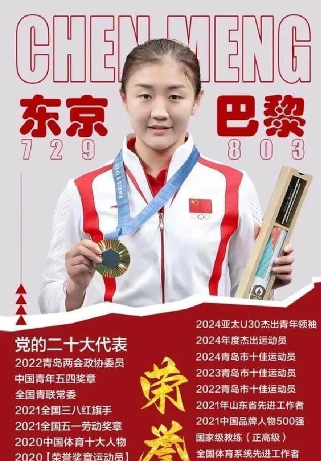 总有网友喜欢揪着陈梦6次世乒赛0冠的成绩，说这才是她实力最好的证明，说她不敢打
