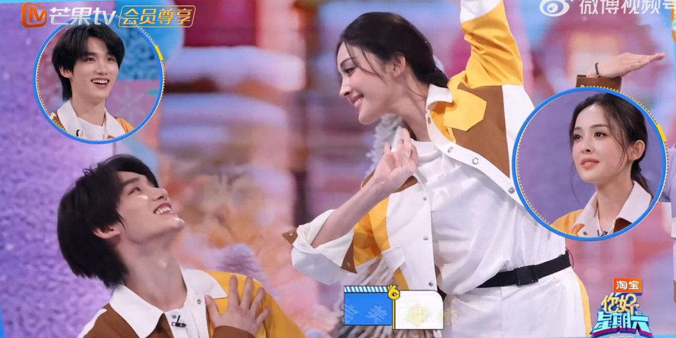 别人：拍照定格比混乱；娜扎：来段新疆舞秒杀比赛，美神从不失手