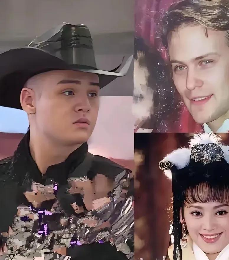 图为宁静与外籍老公保罗所生儿子雷纳照片，说不上如何英俊，但是五官还算端正。199
