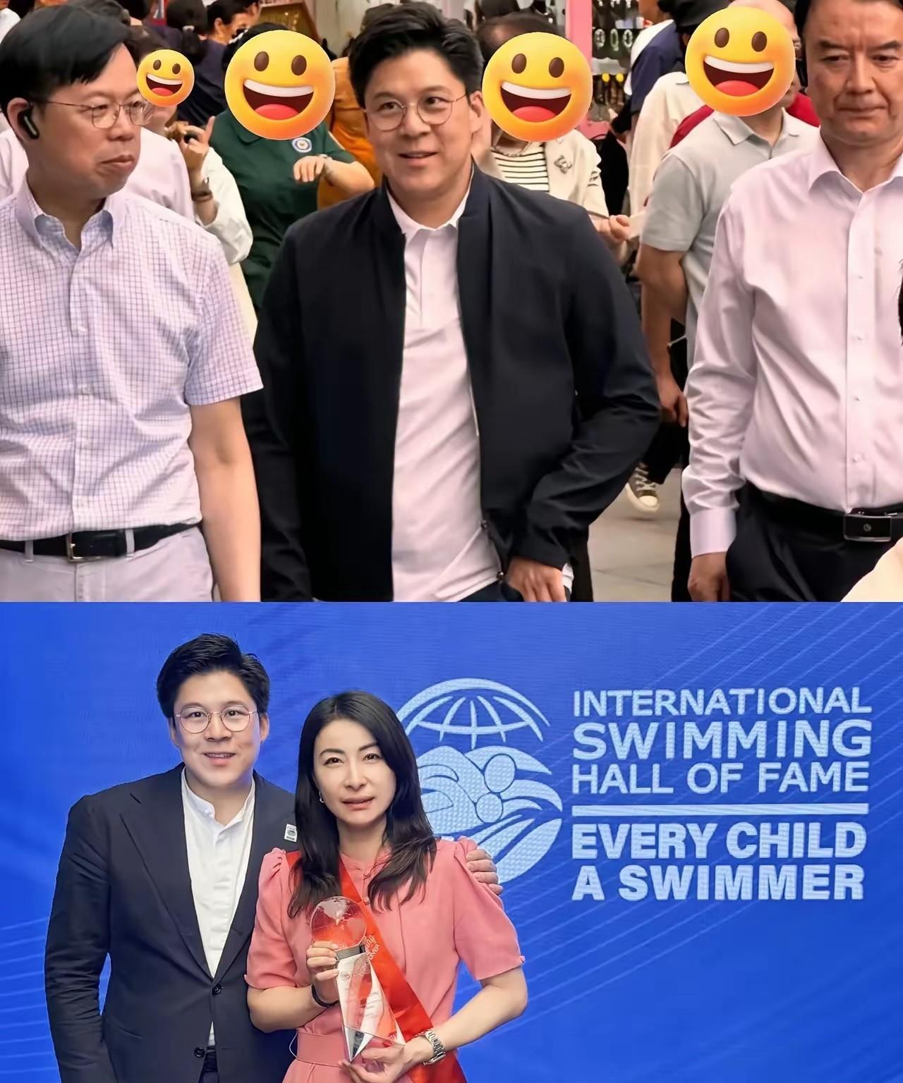 你们绝对想不到霍启刚居然有两副面孔！昨天这哥们在新疆国际大巴扎被网友抓拍，白衬
